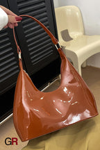 Patent Leather Glossy Women's Shoulder Bag Fashion All-match Handbag