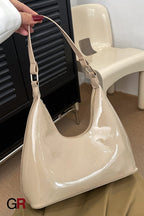 Patent Leather Glossy Women's Shoulder Bag Fashion All-match Handbag