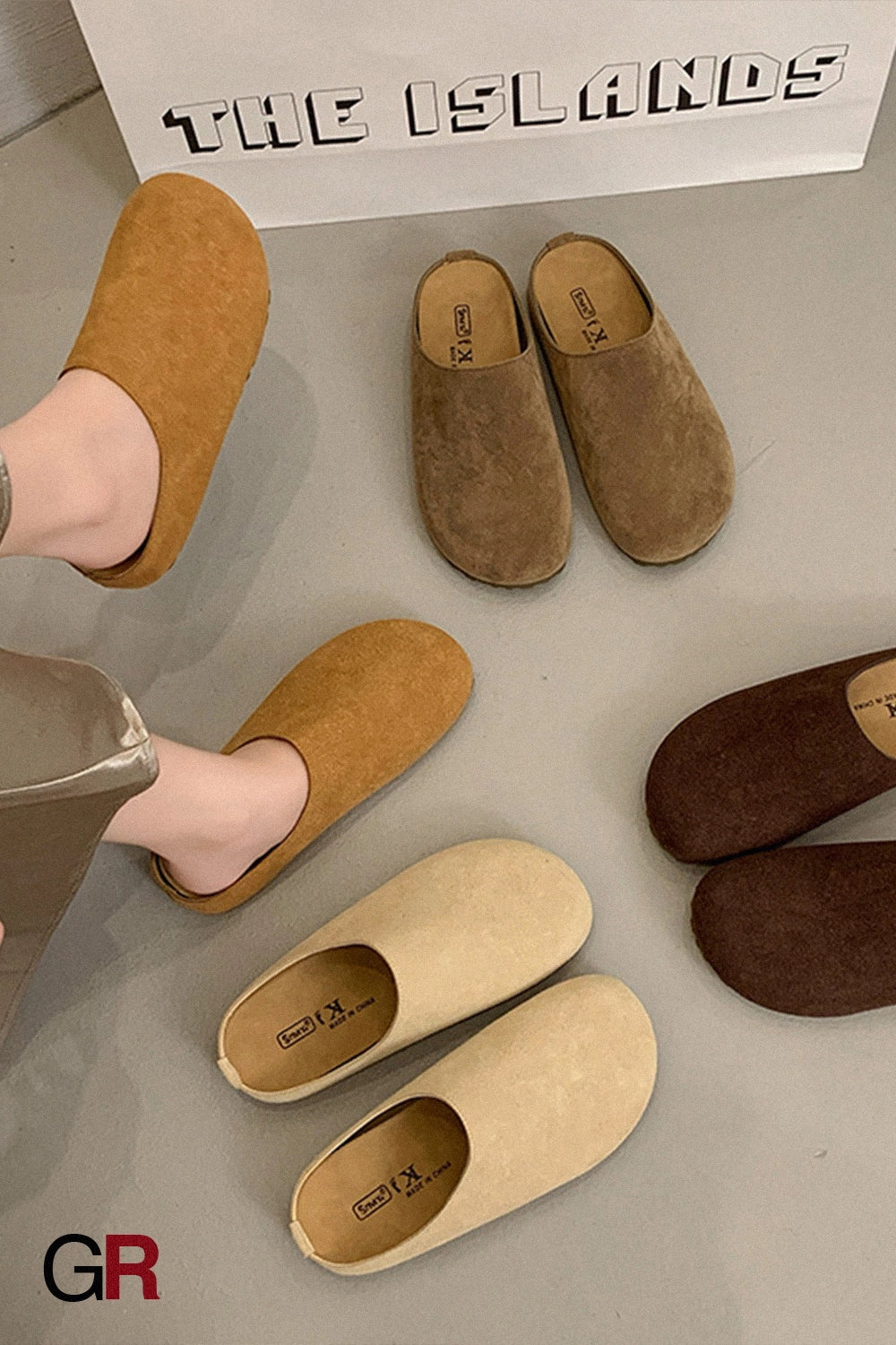Noémie Suede Slides