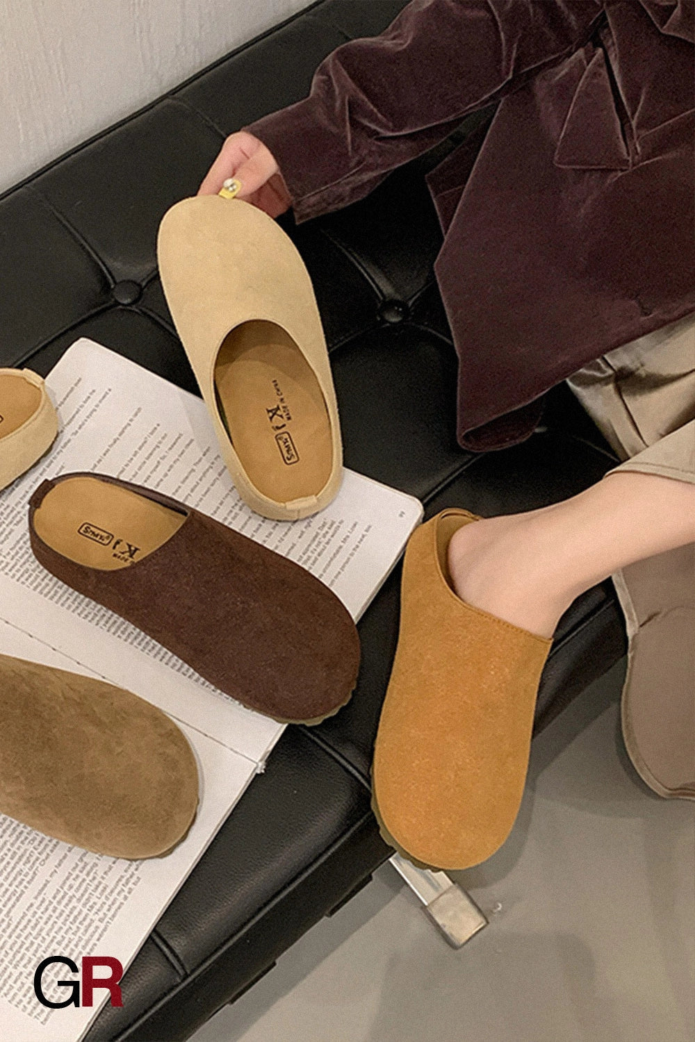 Noémie Suede Slides