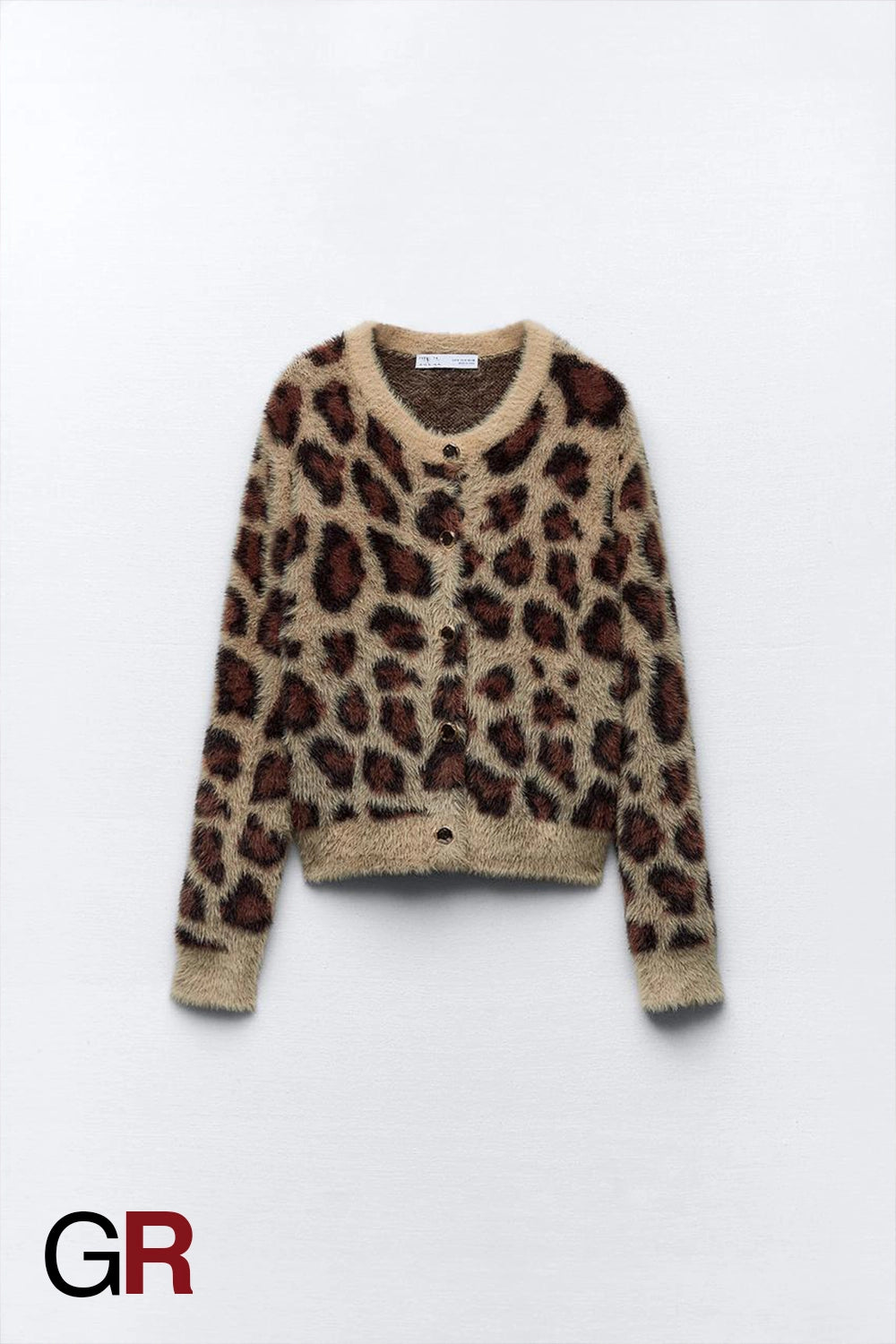 Opulent Vintage Leopard Print Sweater - GlamoROZ