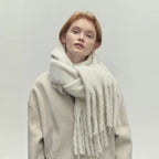 Luxurious Winter Tassel Shawl - GlamoROZ