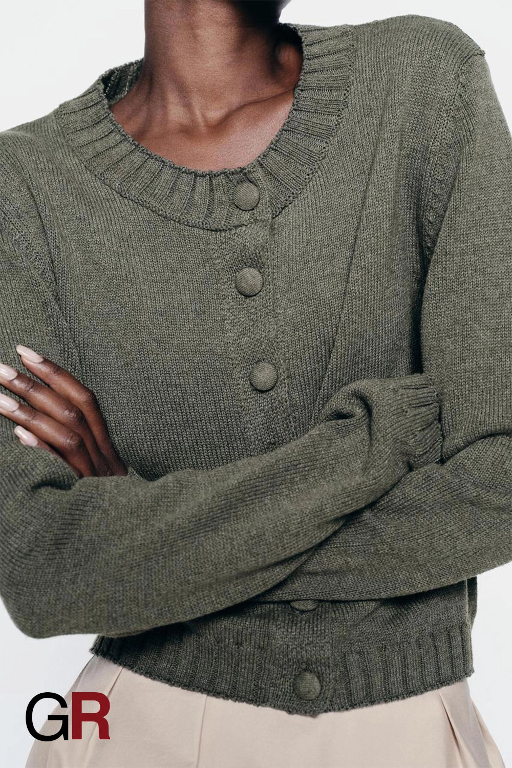 Opulent Knit Draped Cardigan - GlamoROZ