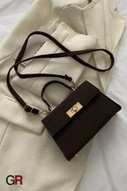 Color Bag Fashionable Simple High-grade Pattern Western Style Portable Crossbody Bag