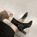 White French Style Autumn And Winter Mid-calf Fashion Snow Boots