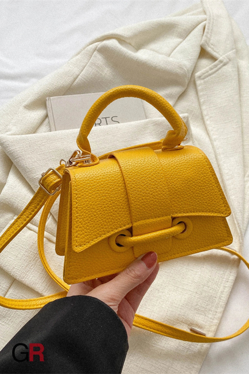Commuter Western Style Solid Color Shoulder Messenger Bag