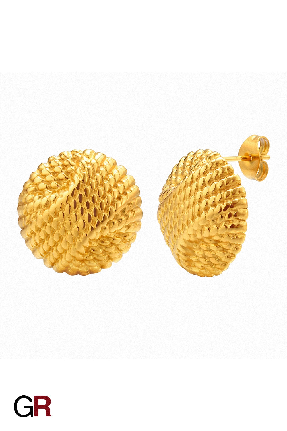 Solane Textured Dome Studs