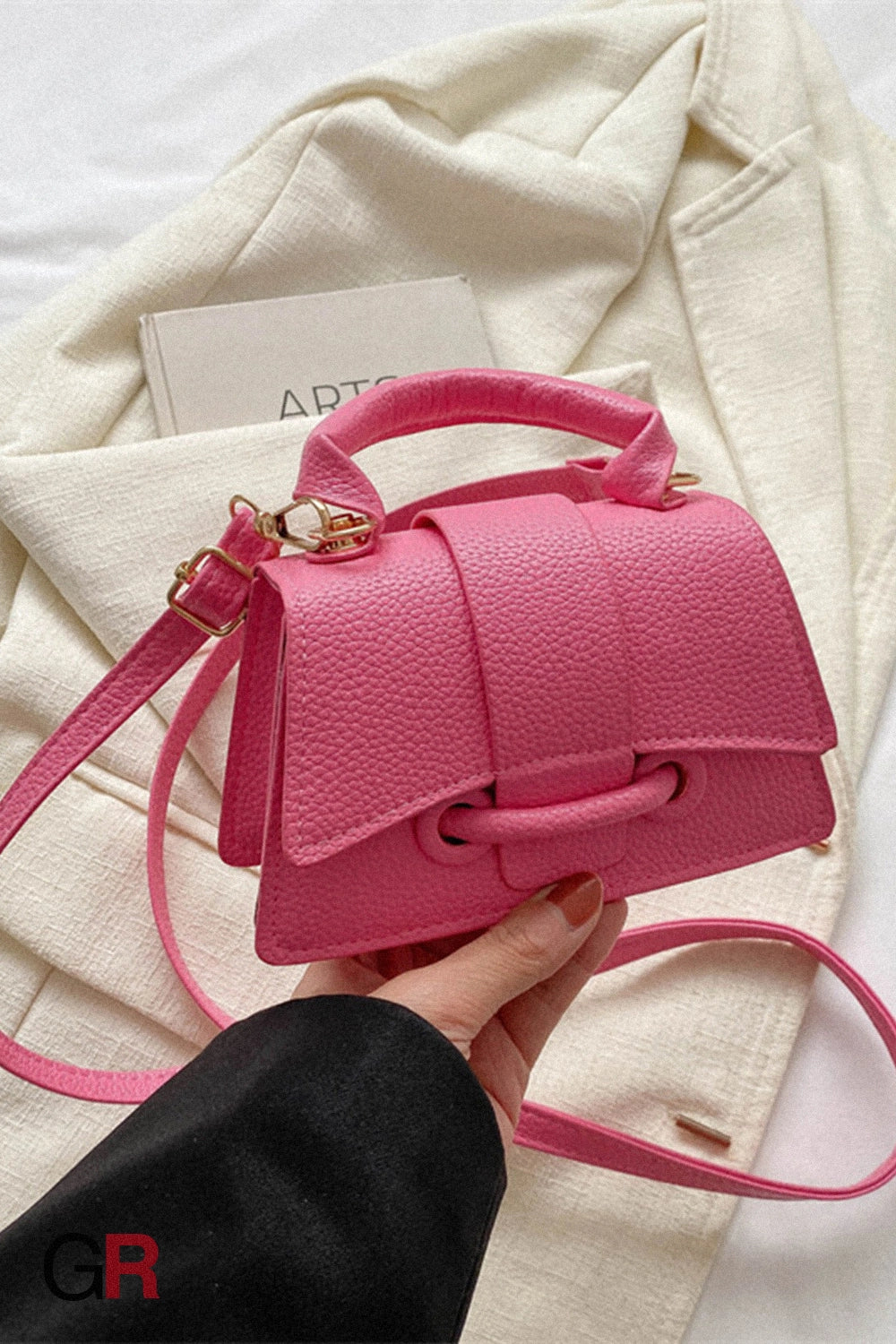 Commuter Western Style Solid Color Shoulder Messenger Bag