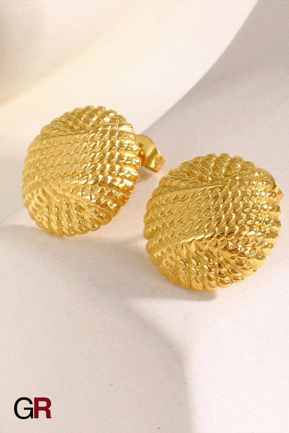 Solane Textured Dome Studs