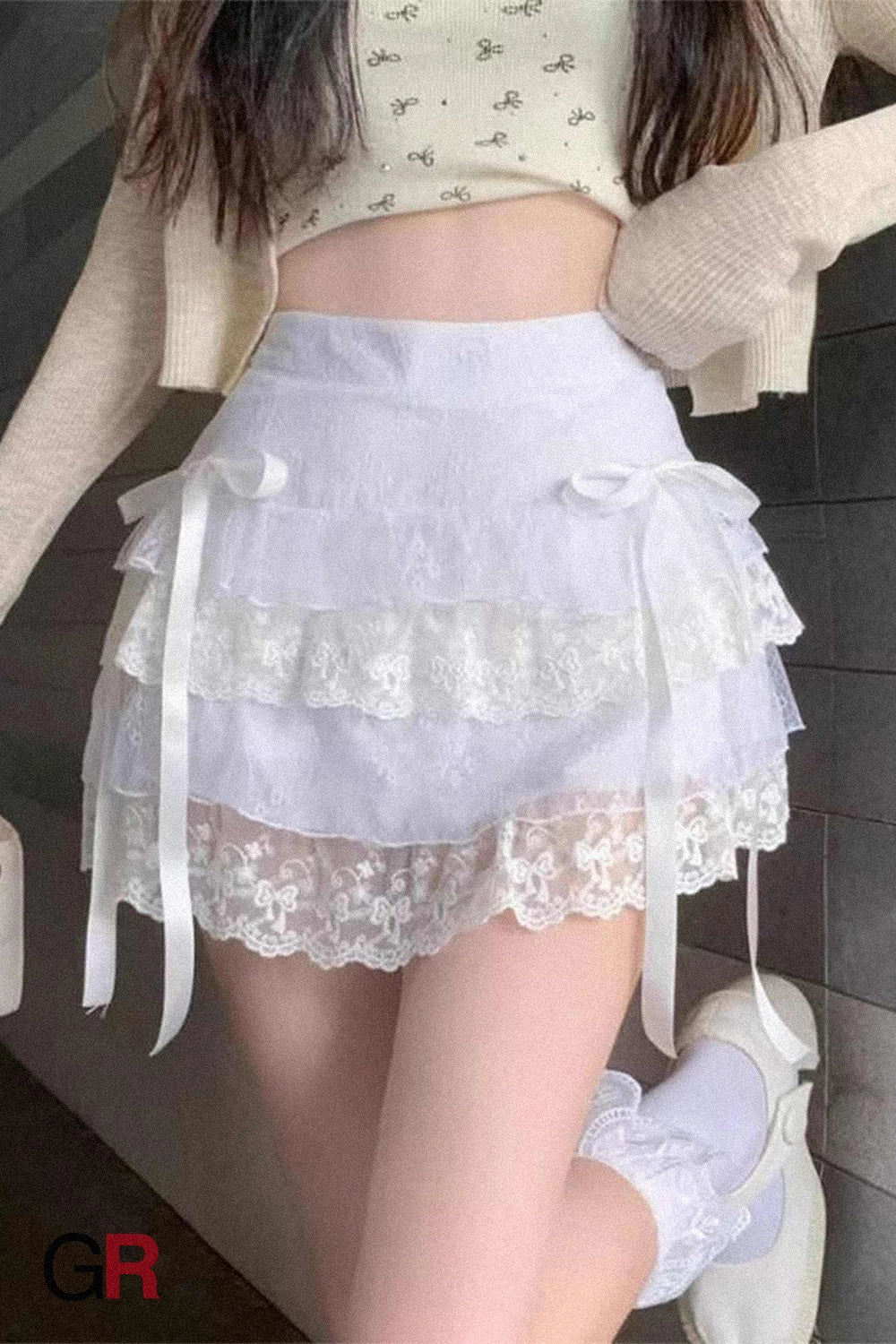 Angelique Ribbon Lace Mini