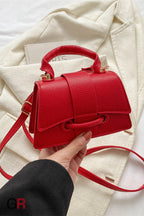 Commuter Western Style Solid Color Shoulder Messenger Bag