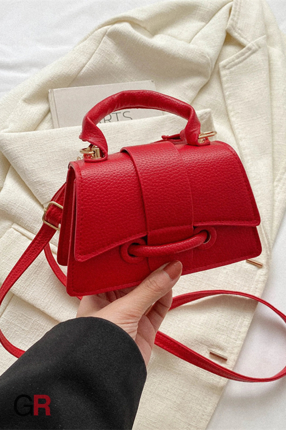 Commuter Western Style Solid Color Shoulder Messenger Bag