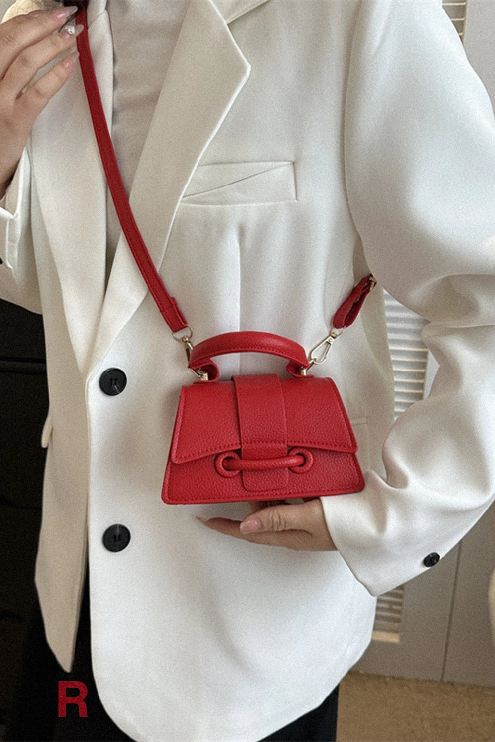 Commuter Western Style Solid Color Shoulder Messenger Bag