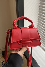 Commuter Western Style Solid Color Shoulder Messenger Bag