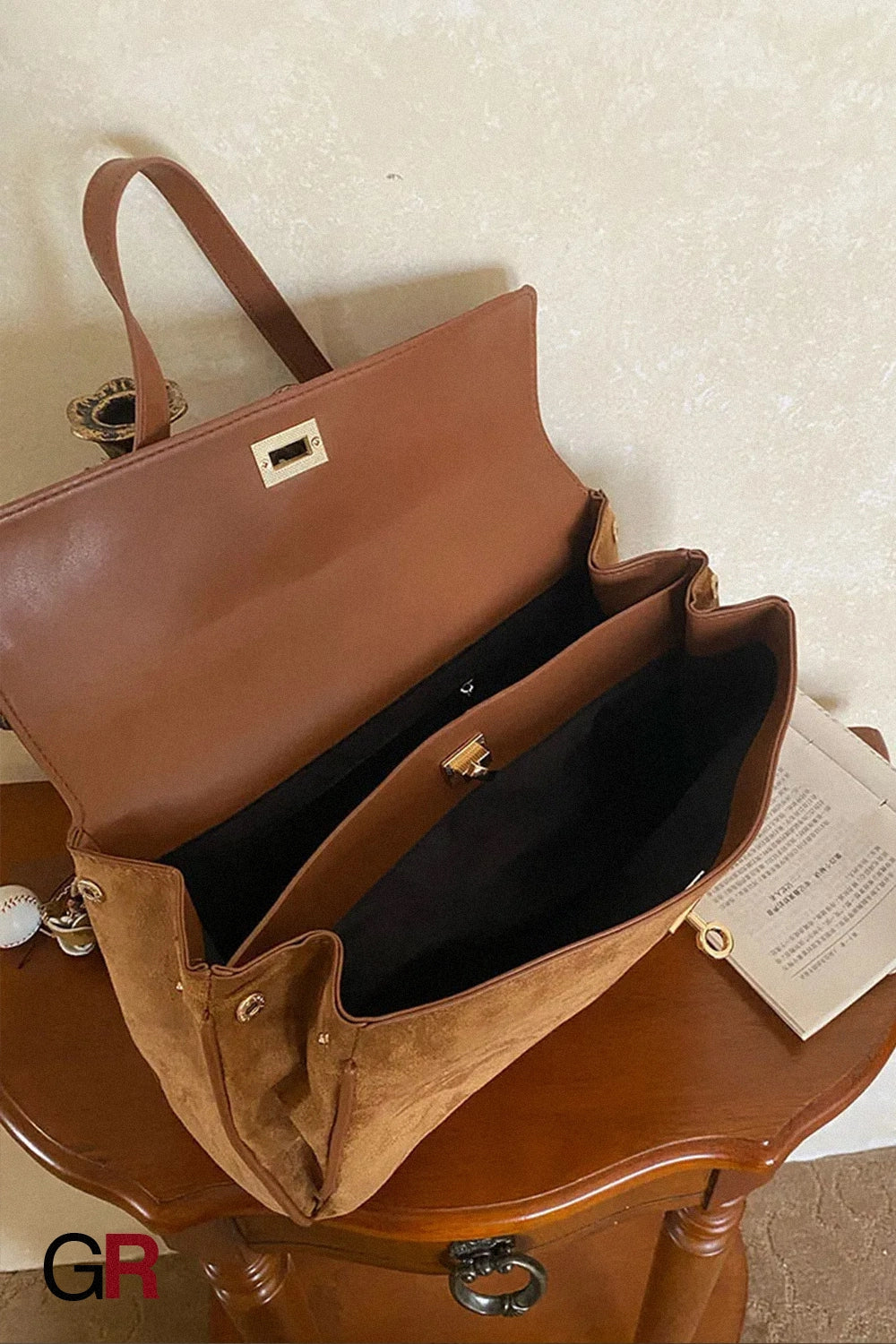 Commuter's All-matching Shoulder Messenger Bag Suede Portable
