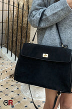 Commuter's All-matching Shoulder Messenger Bag Suede Portable