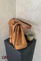 Commuter's All-matching Shoulder Messenger Bag Suede Portable