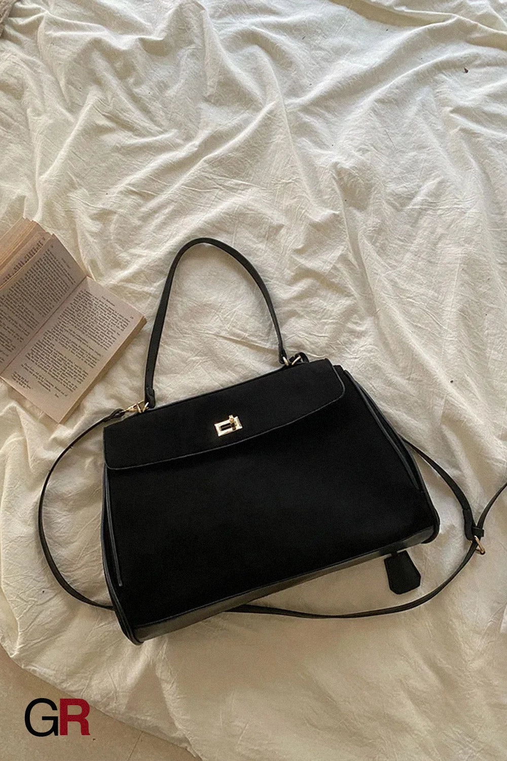 Commuter's All-matching Shoulder Messenger Bag Suede Portable