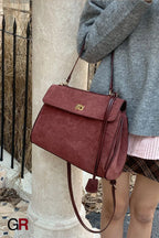 Commuter's All-matching Shoulder Messenger Bag Suede Portable