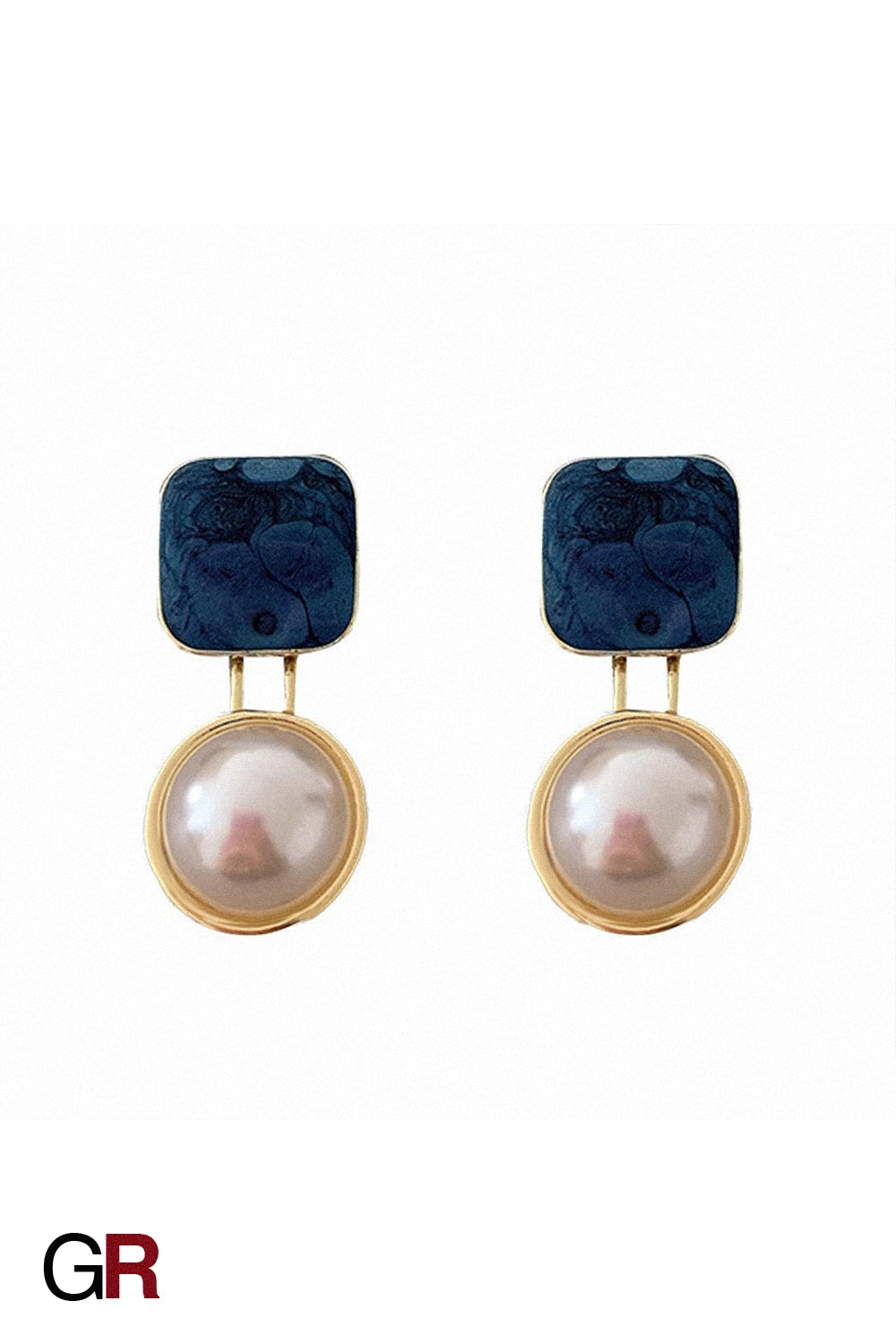 Amara Midnight Pearl Earrings