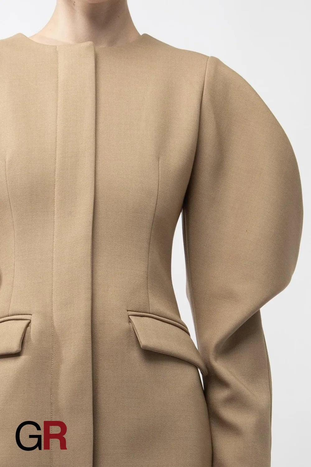 Regal Leg of Mutton Sleeve Blazer - GlamoROZ