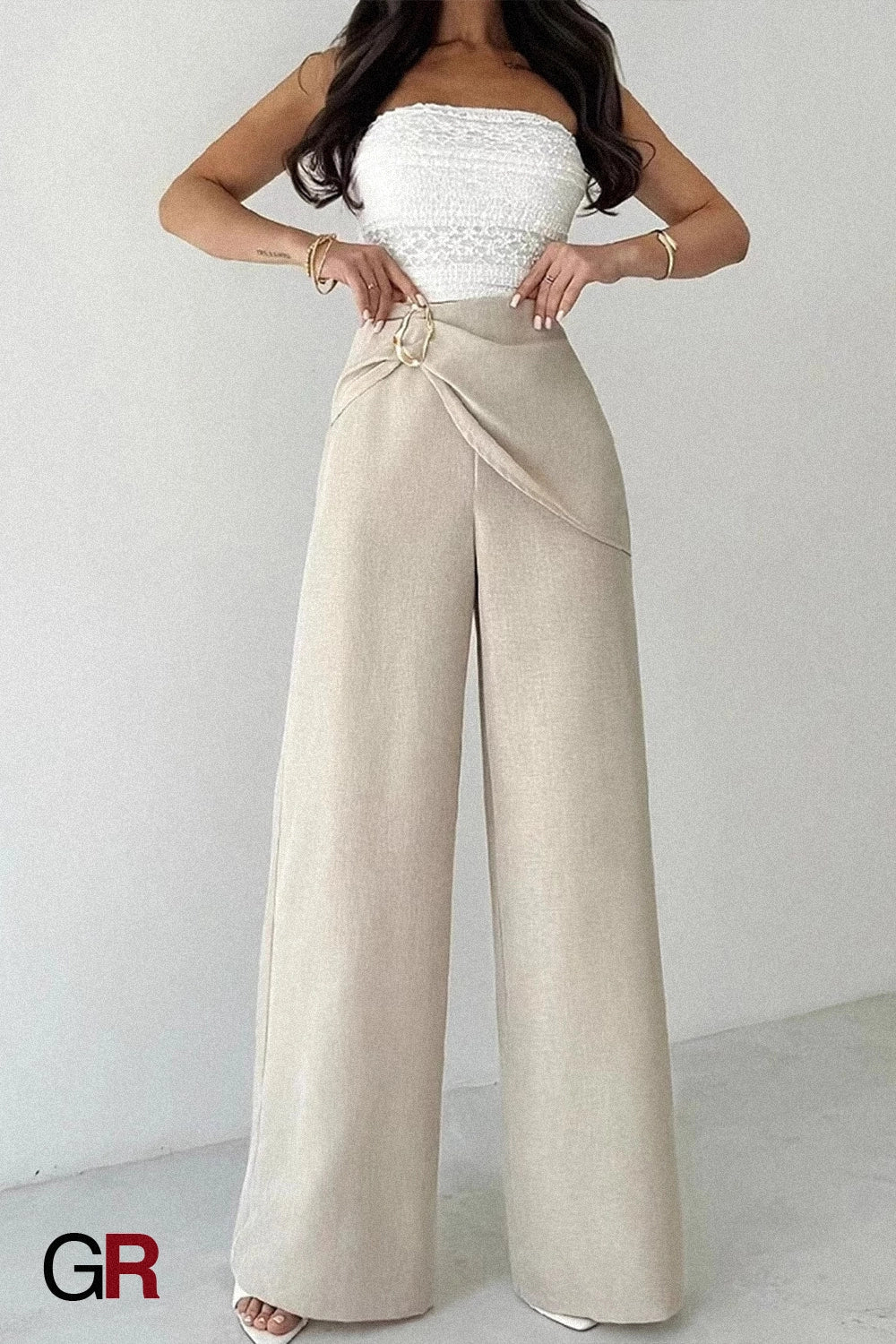 Sculptura Drape-Buckle Trousers