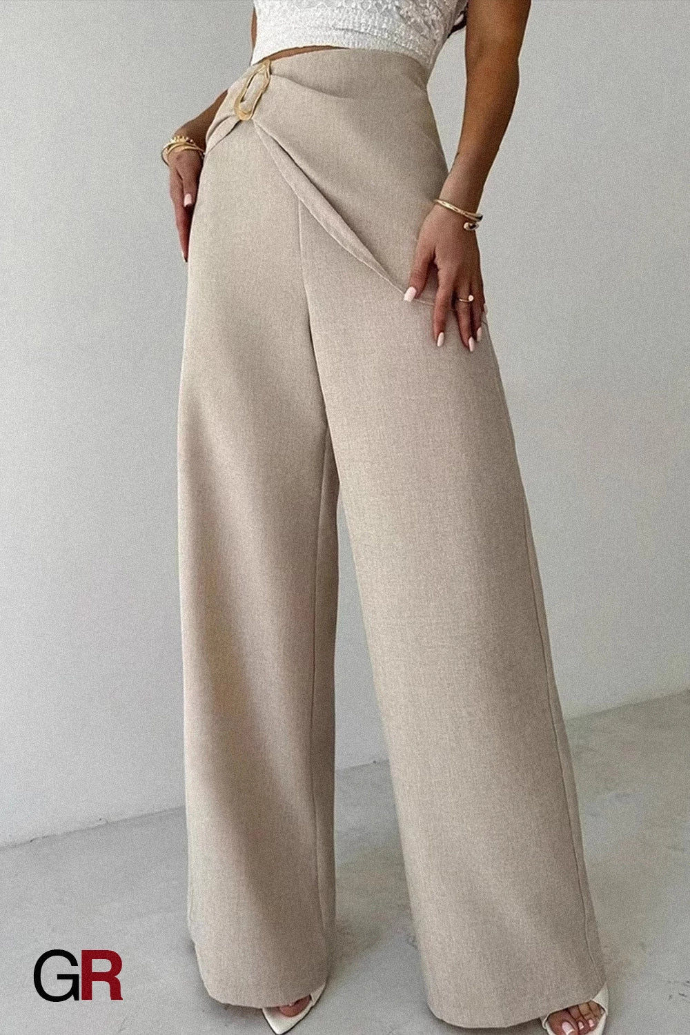 Sculptura Drape-Buckle Trousers