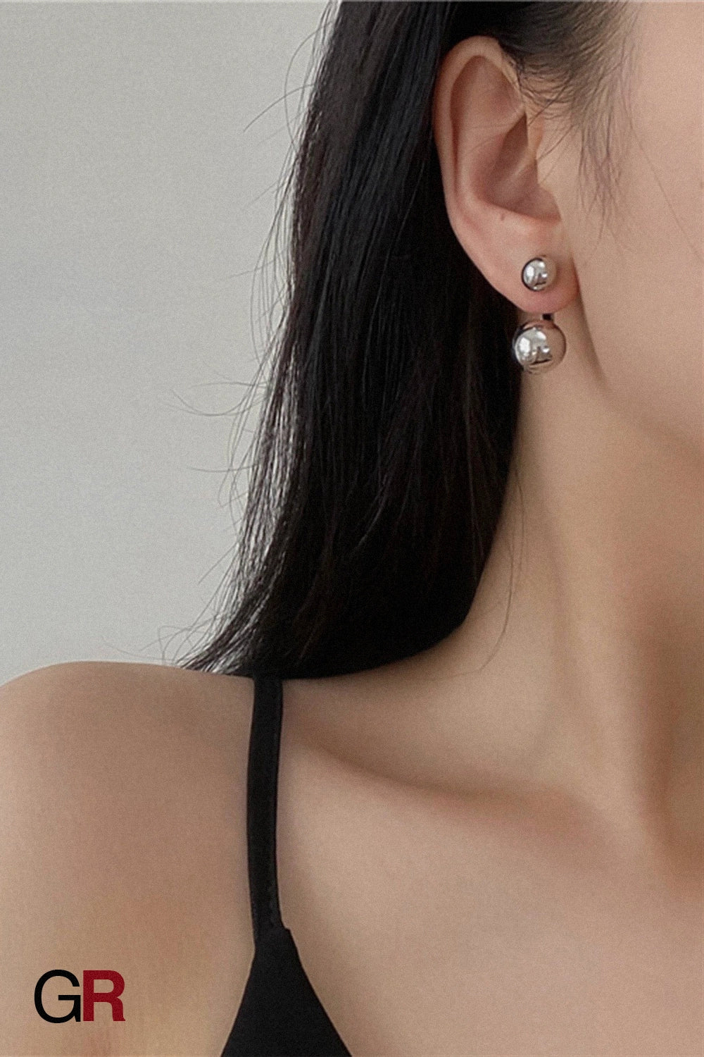 Céleste Dual Sphere Earrings