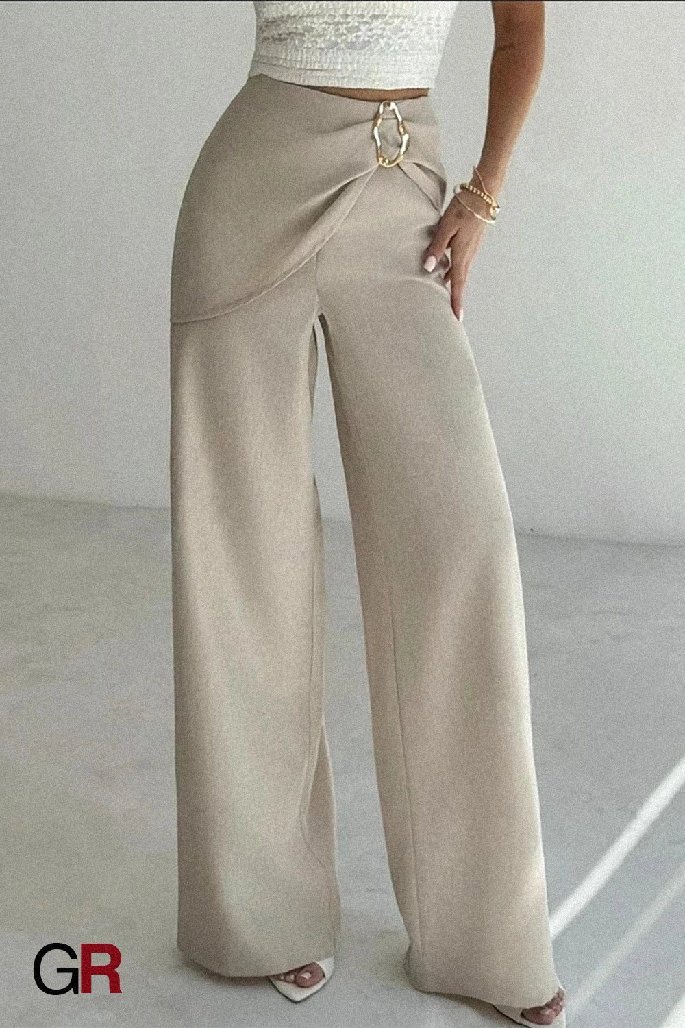 Sculptura Drape-Buckle Trousers