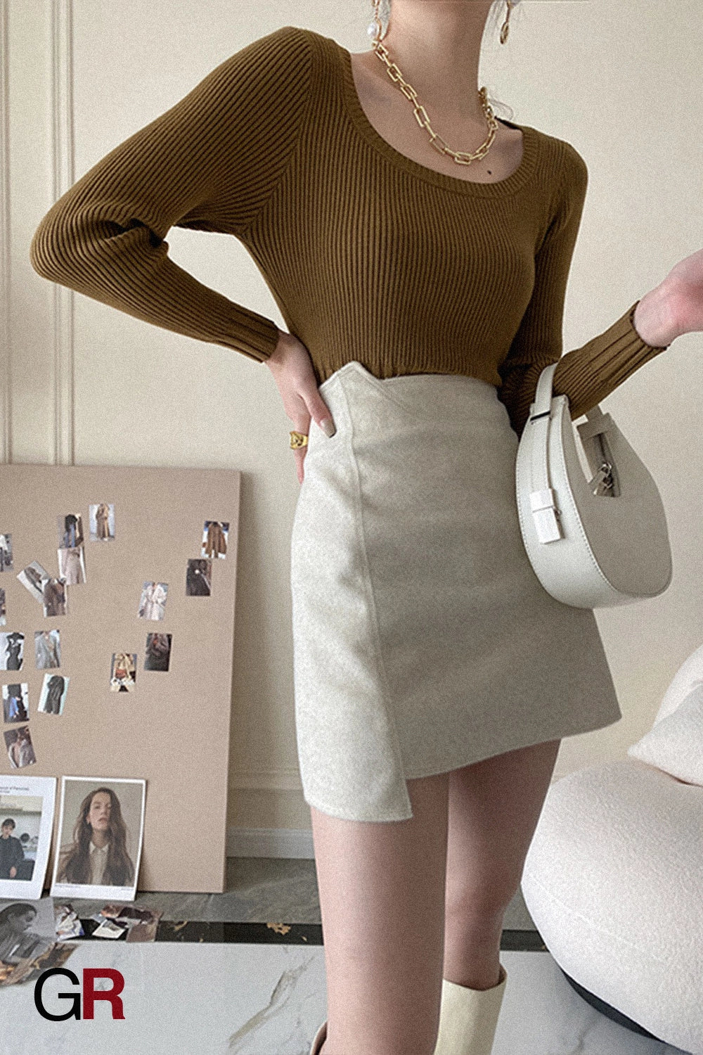Oslo Wool-Blend Wrap Mini
