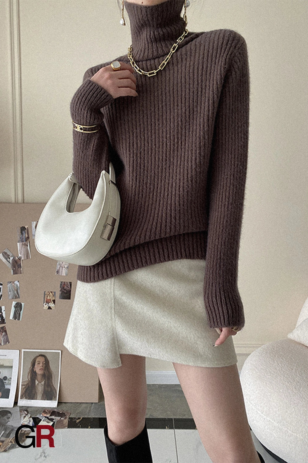 Oslo Wool-Blend Wrap Mini