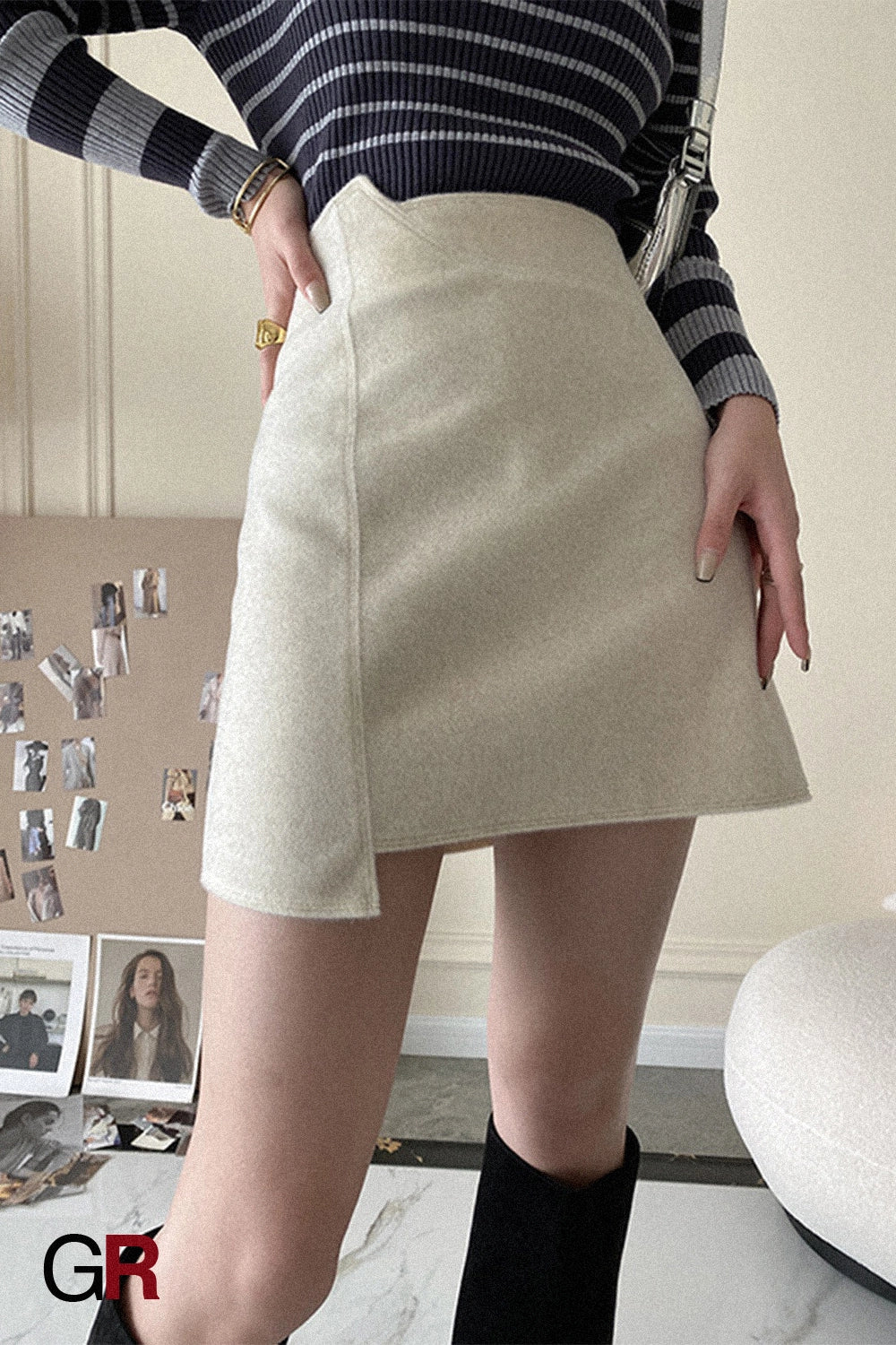 Oslo Wool-Blend Wrap Mini