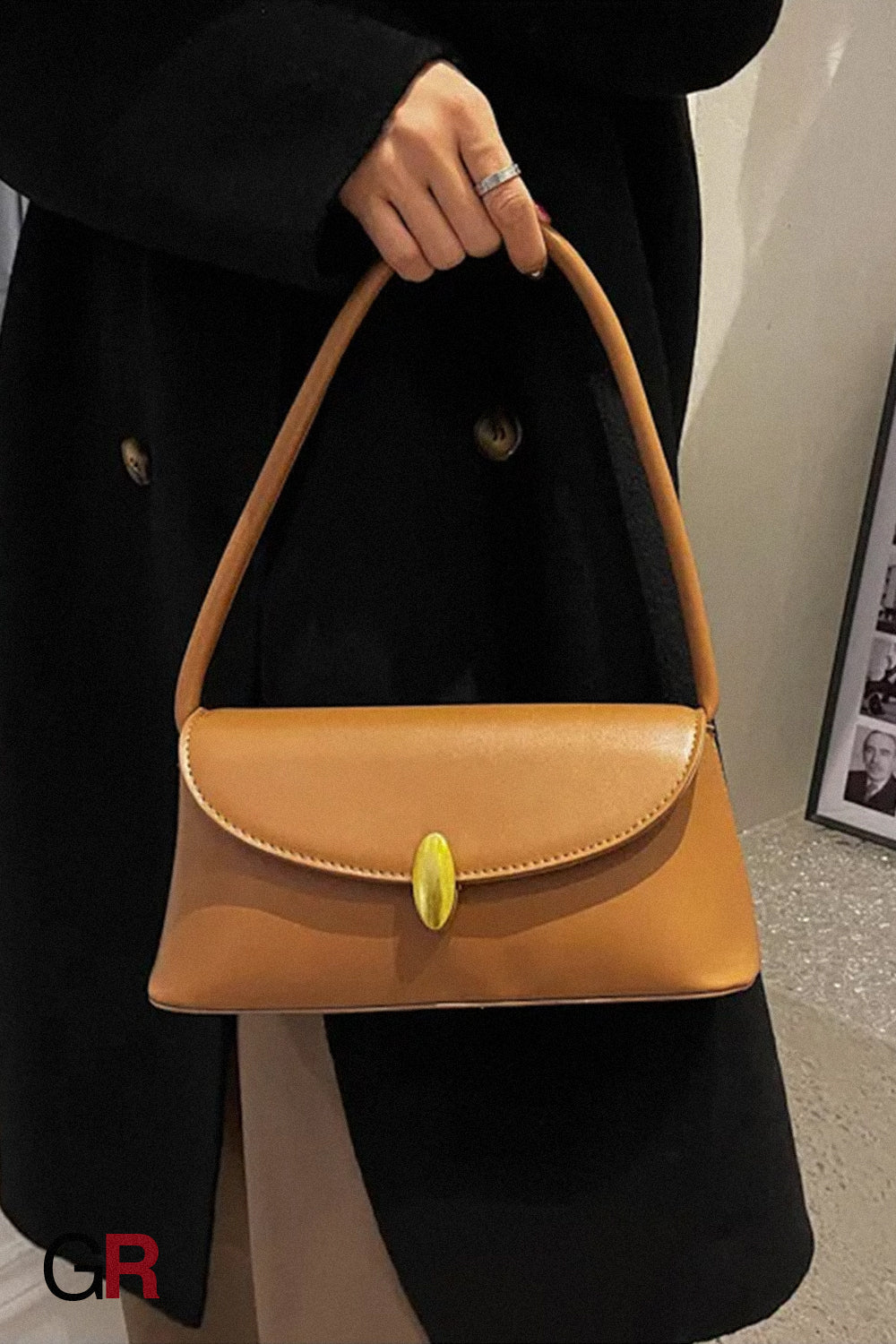 Stylish Good Texture Retro Easy-to-match One-shoulder Underarm Bag