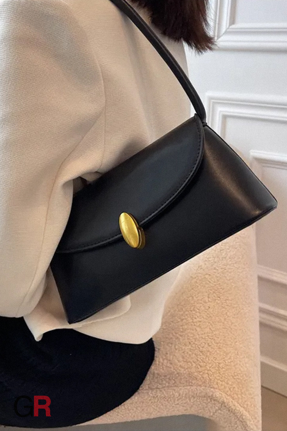 Stylish Good Texture Retro Easy-to-match One-shoulder Underarm Bag