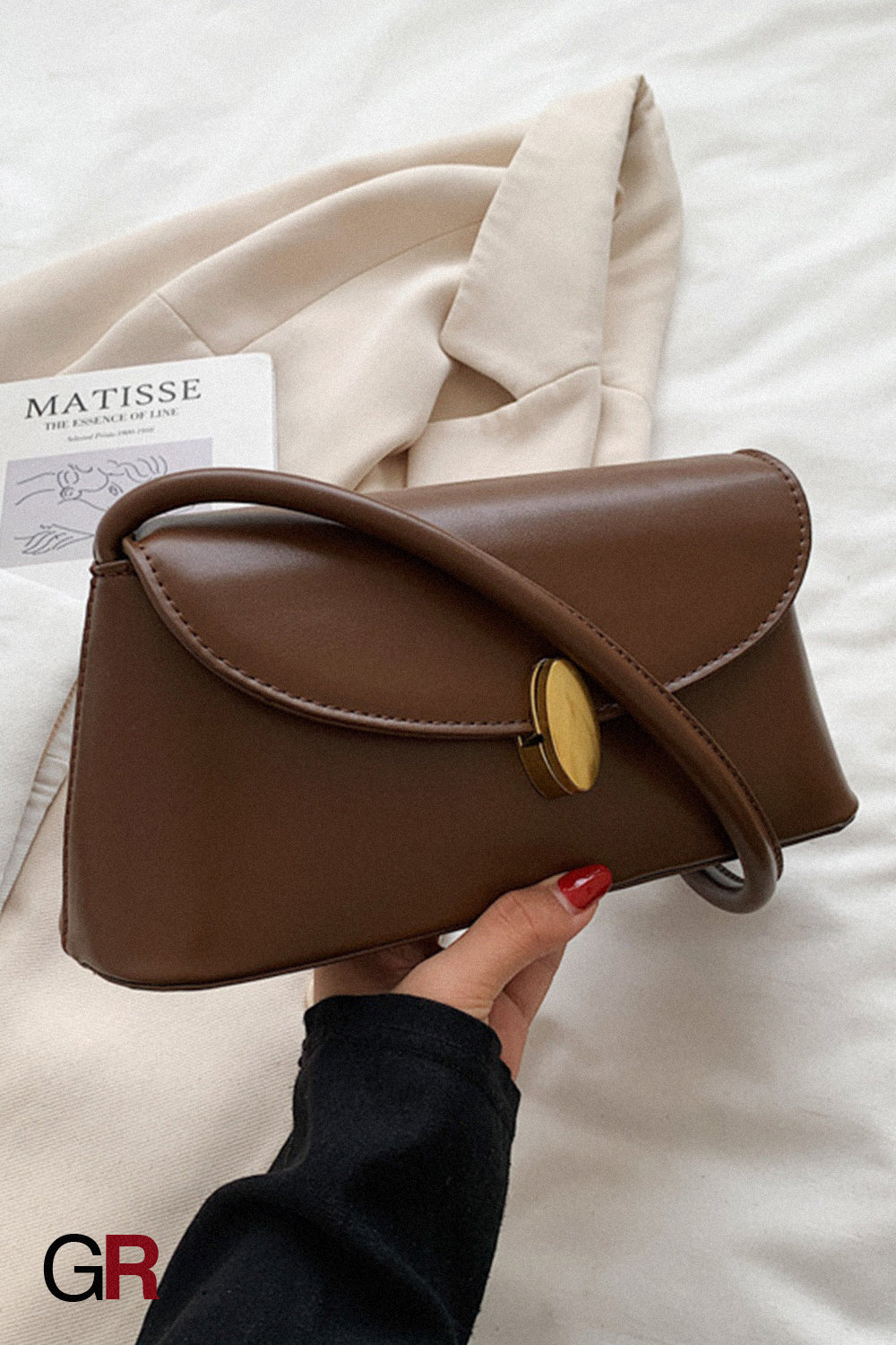 Stylish Good Texture Retro Easy-to-match One-shoulder Underarm Bag