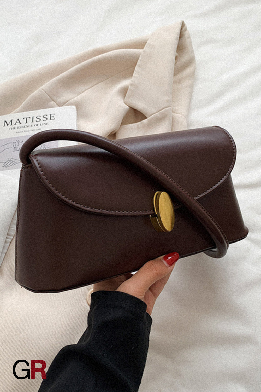Stylish Good Texture Retro Easy-to-match One-shoulder Underarm Bag