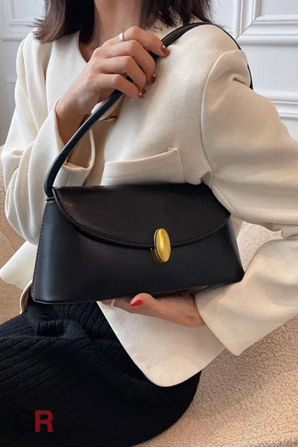 Stylish Good Texture Retro Easy-to-match One-shoulder Underarm Bag