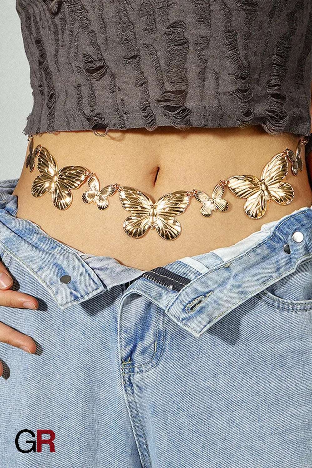 MARIPOSA GOLD BUTTERFLY BELT