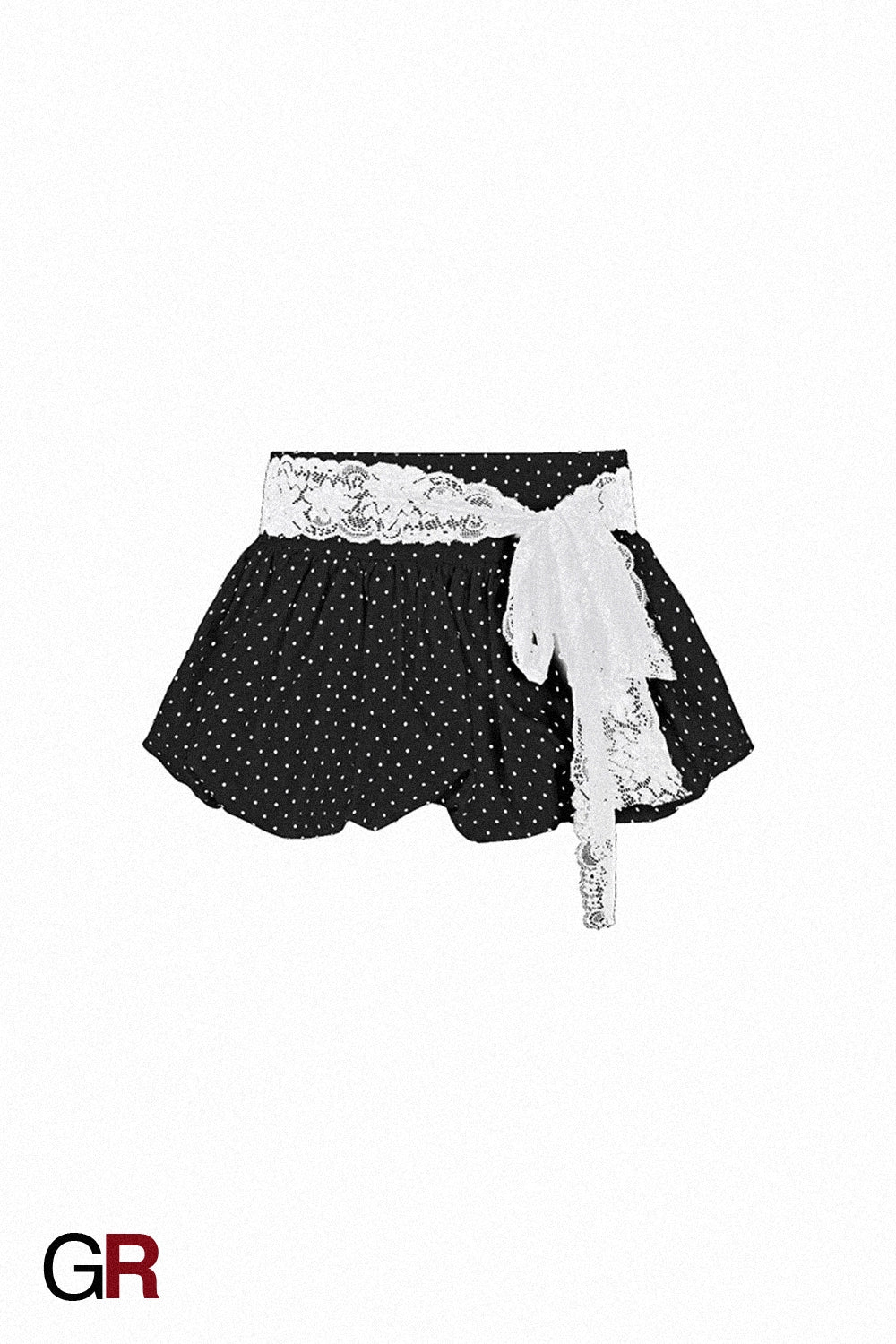 Dot & Lace Bubble Mini