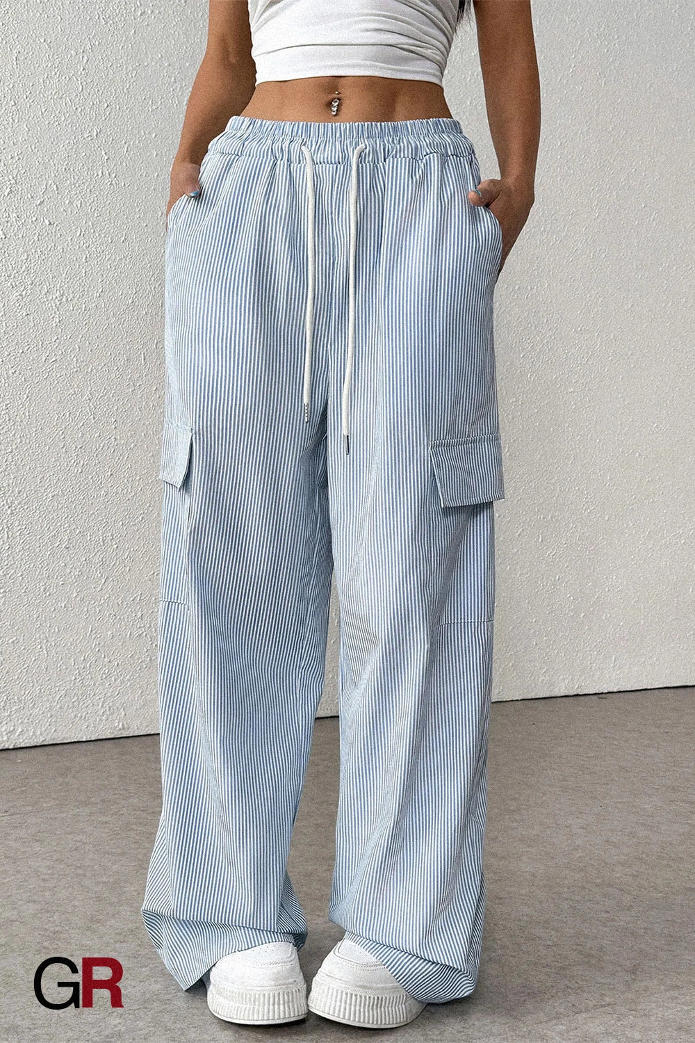 Seaside Stripe Cargo Pant