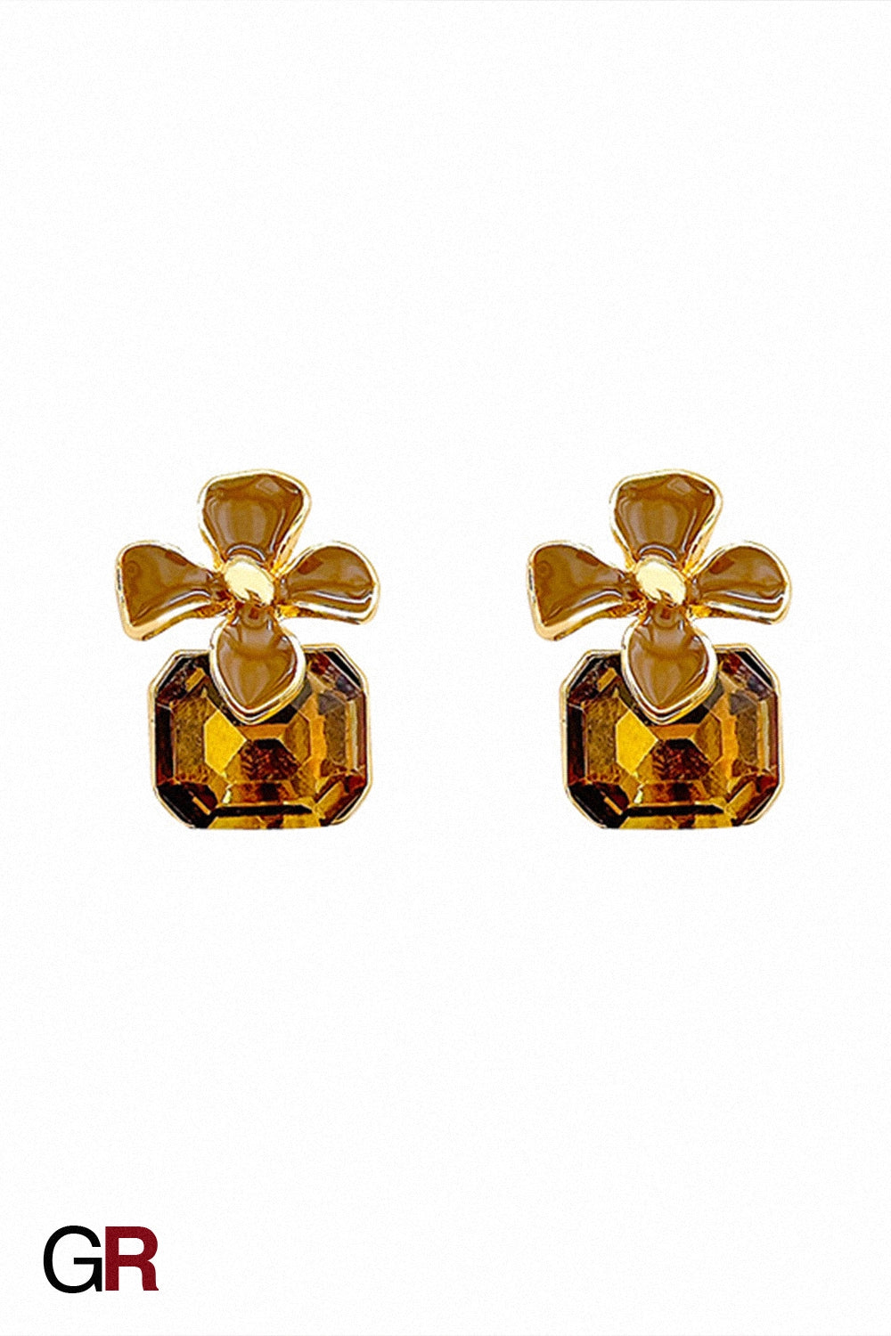 Amara Amber Bloom Earrings