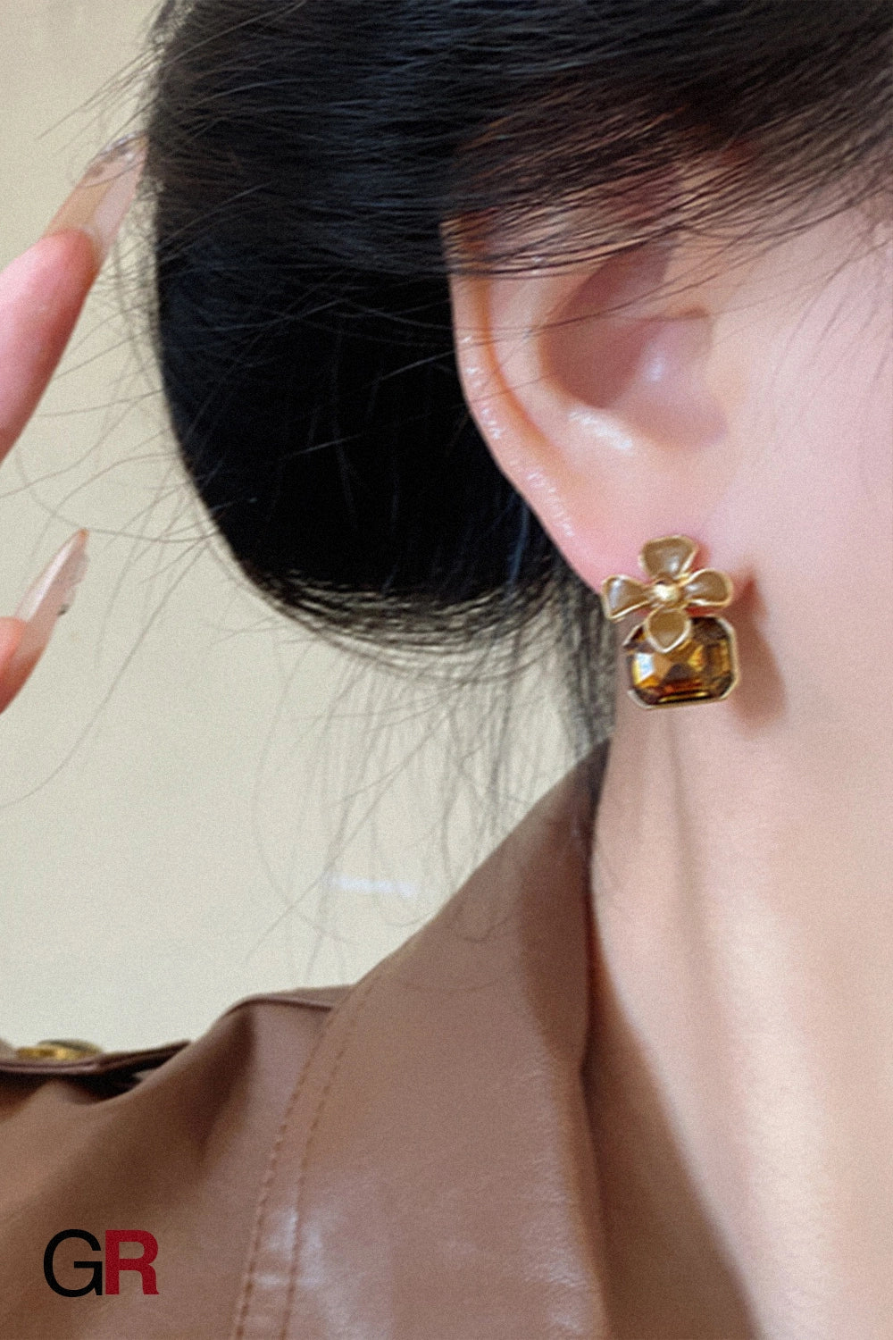 Amara Amber Bloom Earrings