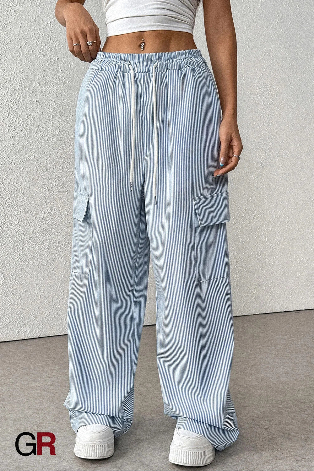 Seaside Stripe Cargo Pant