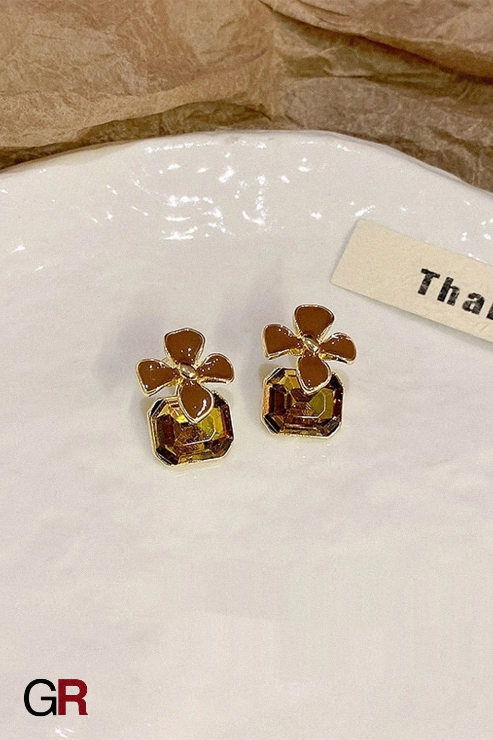 Amara Amber Bloom Earrings