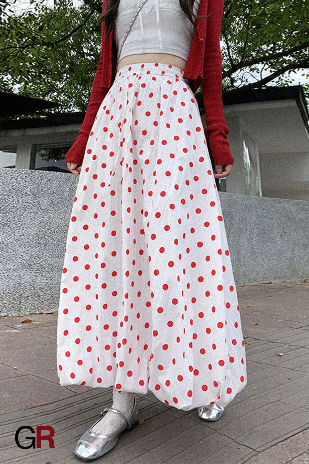 Capri Polka Gala Balloon Skirt