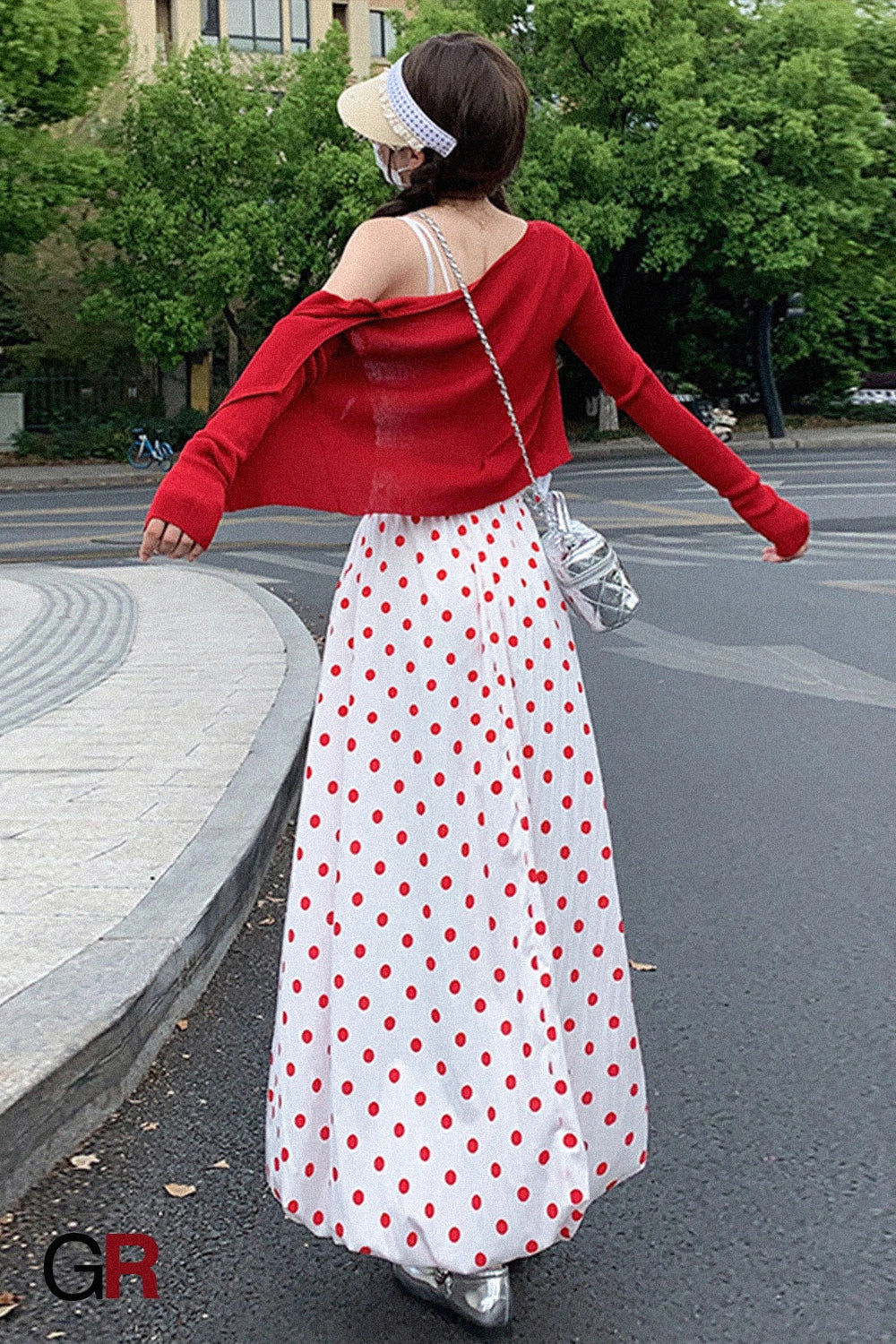 Capri Polka Gala Balloon Skirt