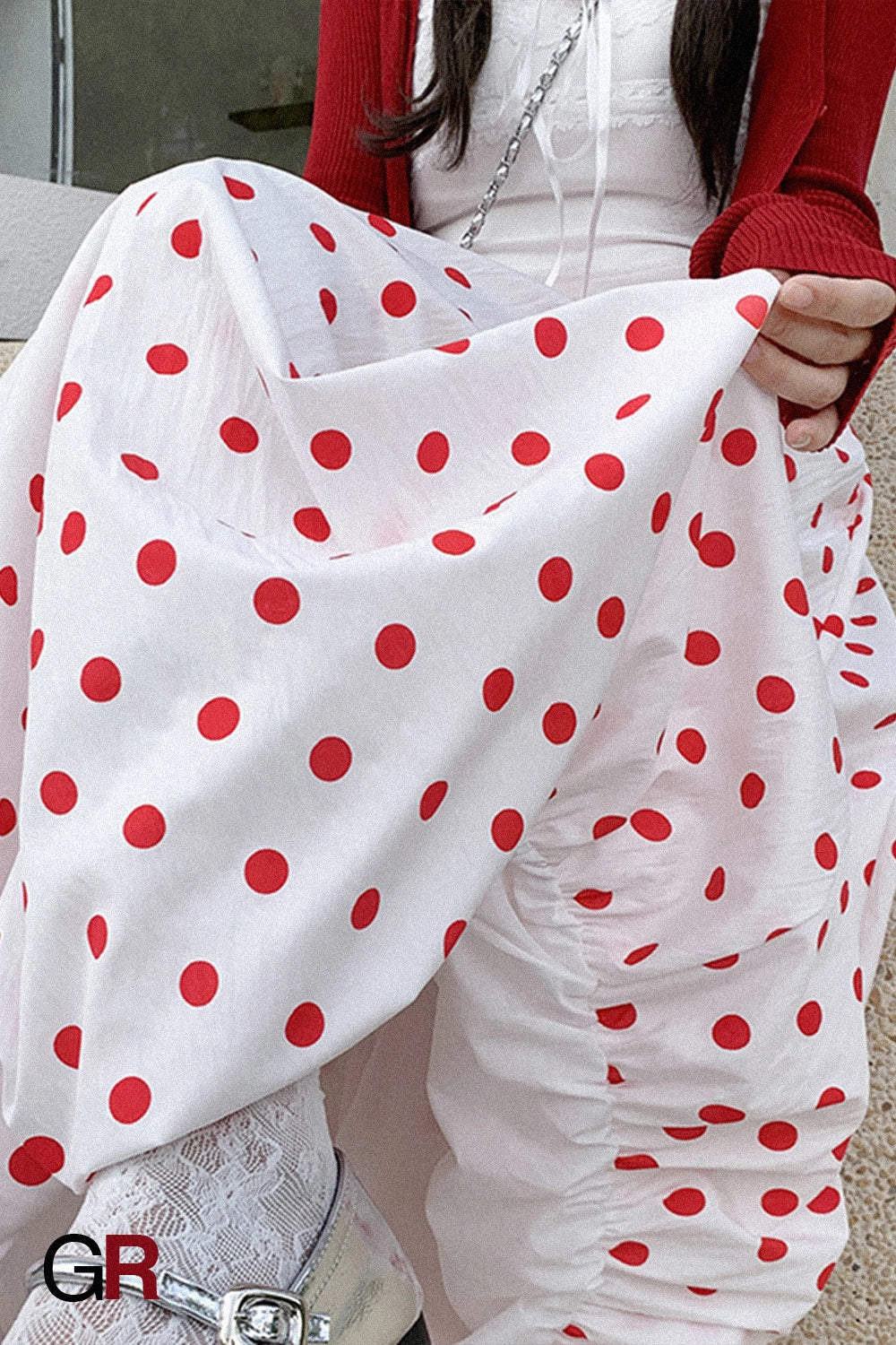 Capri Polka Gala Balloon Skirt