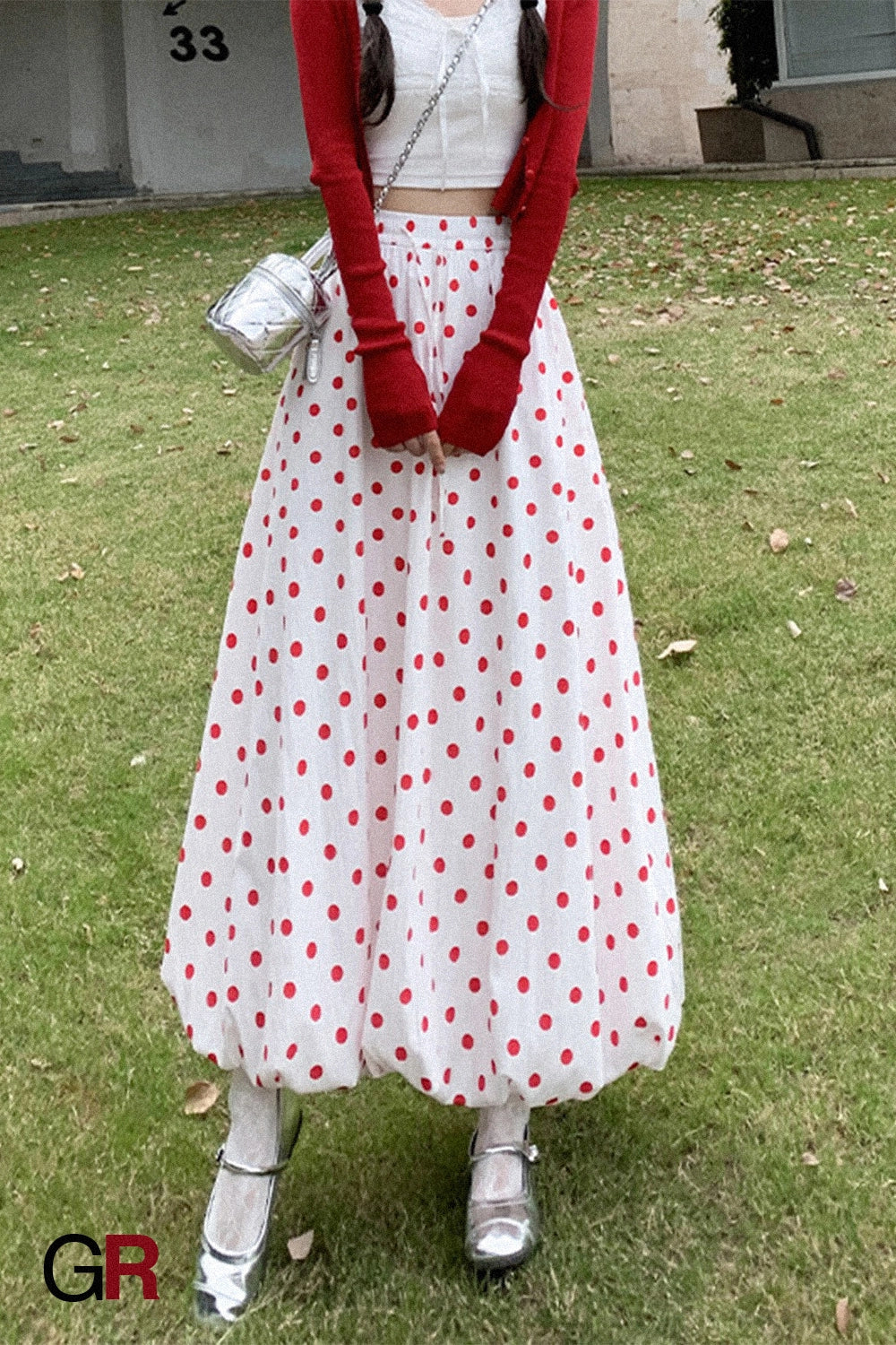 Capri Polka Gala Balloon Skirt