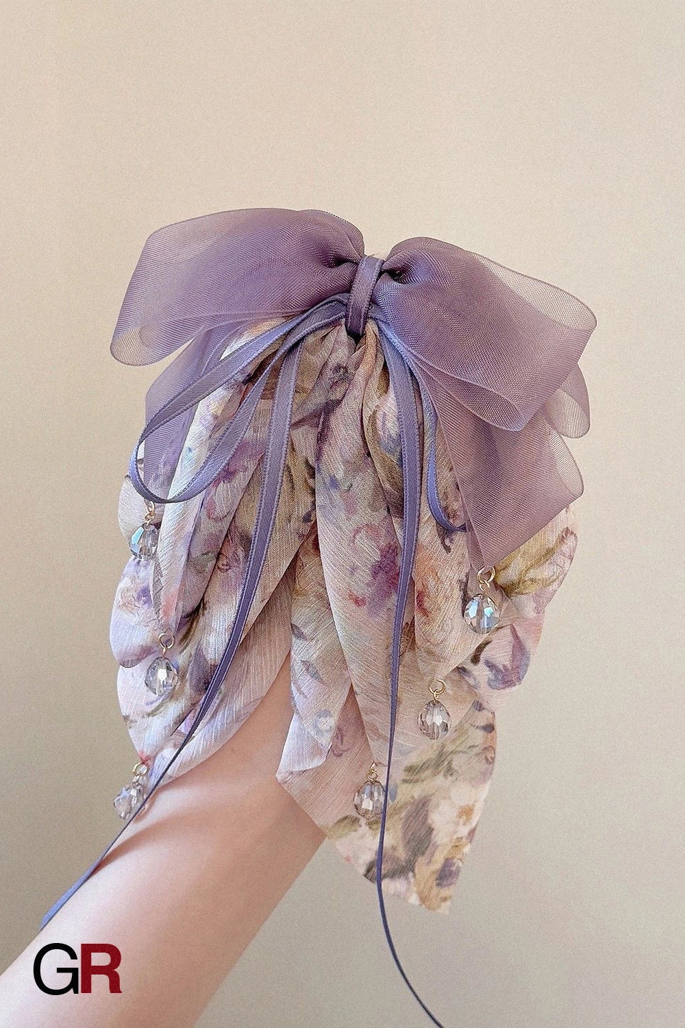 Lavande Éternelle Hair Bow