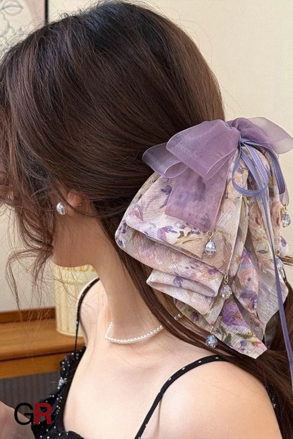 Lavande Éternelle Hair Bow